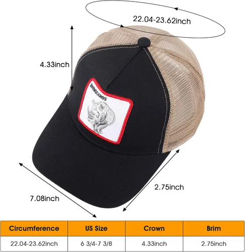 Vista 6 de Gorra de béisbol bordada ajustable para hombre, gorra de béisbol bordada con malla transpirable, parche cuadrado, gorras para mujer