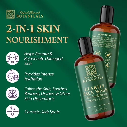 Vista 3 de Jabón facial y corporal con incienso, aloe vera y ácido salicílico Calmante, calmante, antienvejecimiento, limpiador facial diario Cuidado