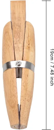 Vista 8 de Joyzan Abrazadera de anillo de madera, joyeros de madera, soporte de banco, mordazas de cuero, mandíbulas de cuero, herramientas manuales