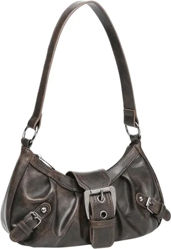 Vista 3 de Verdusa Bolso Y2k para mujer, con asa superior, con hebilla, estilo punk, hobo