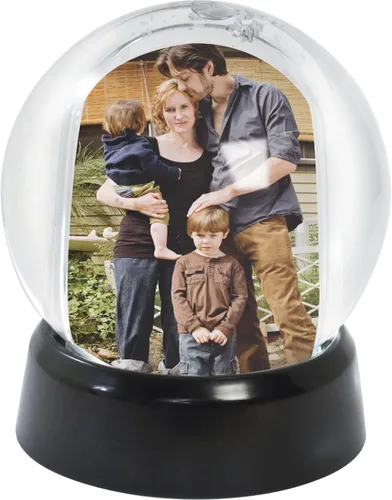 Vista 5 de Neil Enterprises Inc. Mini globo de nieve con base negra