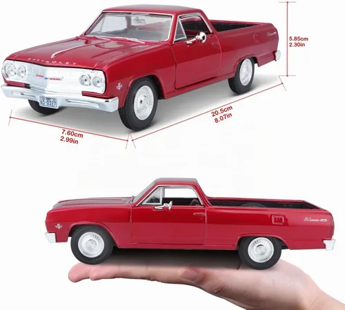 Vista 6 de Maisto 1:25 1965 Chevy El Camino Vehículo fundido a troquel (los colores pueden variar)