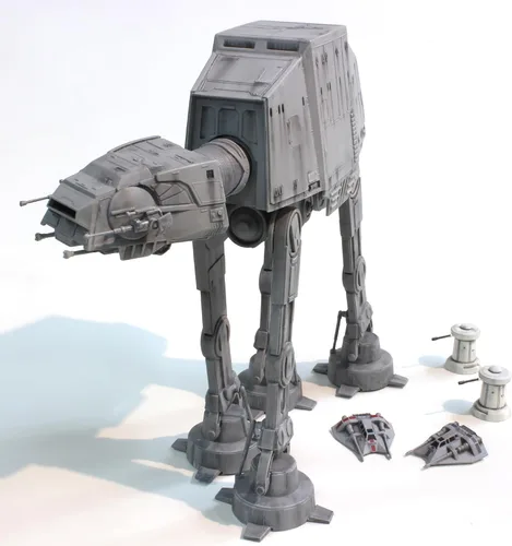 Vista 3 de MPC Star Wars: El Imperio contraataca AT-AT 1:1000 Kit de modelo a escala 1:1000