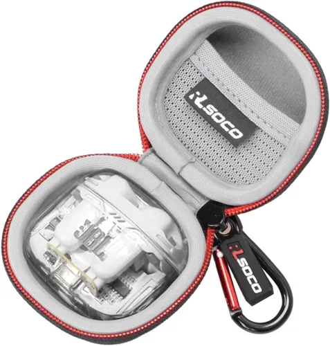 Vista 2 de RLSOCO Funda de transporte para JBL Tune Flex/Tune Flex 2 Auriculares inalámbricos con cancelación de ruido - Negro (solo funda)