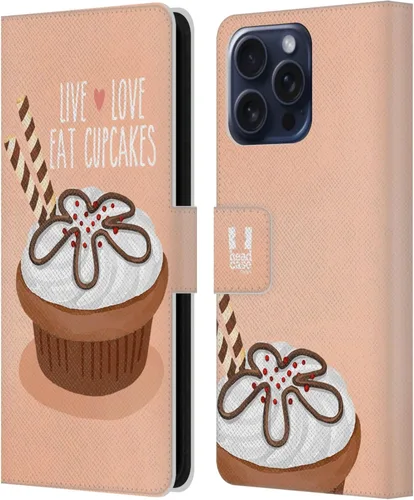 Vista 335 de Head Case Designs Assortment Cupcakes Happiness Leather Wallet Case Compatible with Samsung Galaxy A07 4G Surtido