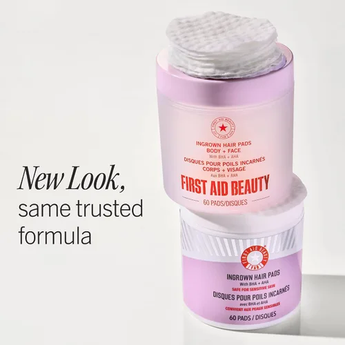 Vista 2 de First Aid Beauty Ingrown Hair Pads with BHA and AHA