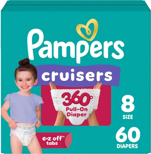 Vista 14 de Pampers Cruisers 360 Pañales - Talla 3, 26 unidades, pañales desechables para bebé, ajuste sin huecos