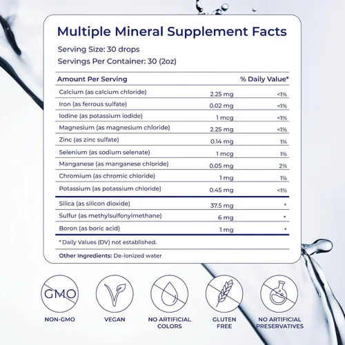 Vista 2 de Eidon Ionic Minerals - Suplemento líquido de múltiples minerales - 2 onzas, paquete de 2
