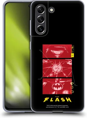 Vista 12 de Head Case Designs Funda de gel suave con licencia oficial de The Flash 2023 Barry Allen Graphics compatible con Samsung Galaxy S21 FE 5G