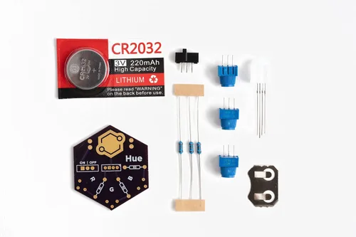 Vista 3 de Hue, Bulk Educator Pack Kit de soldadura de bricolaje para principiantes Proyectos electrónicos para estudiantes, clases y eventos STEM