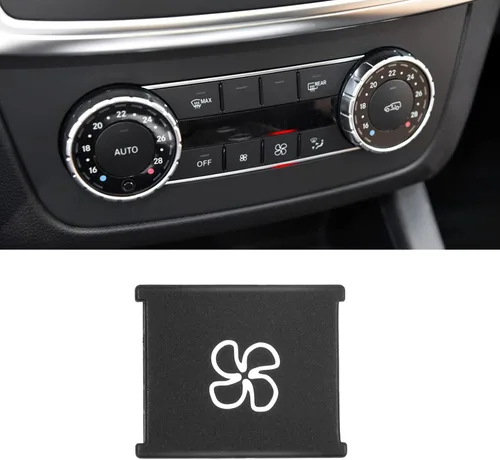 Vista 10 de Jaronx compatible con botones de velocidad del ventilador Mercedes Benz