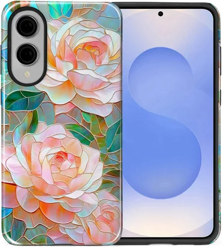 Vista 15 de Funda compatible con Samsung Galaxy S23, funda híbrida de protección rígida de 2 capas, a prueba de golpes, funda protectora resistente para Lata