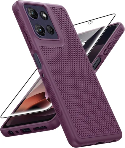 Vista 89 de FNTCASE Funda para iPhone 17 Pro: Fundas delgadas translúcidas de color azul claro compatibles con MagSafe, protección completa de la cámara