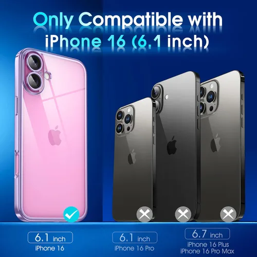 Vista 442 de Supdeal Funda cristalina transparente para iPhone 11, [No se amarillea] [Protección de la cámara] [Probado contra caídas de grado militar] Funda