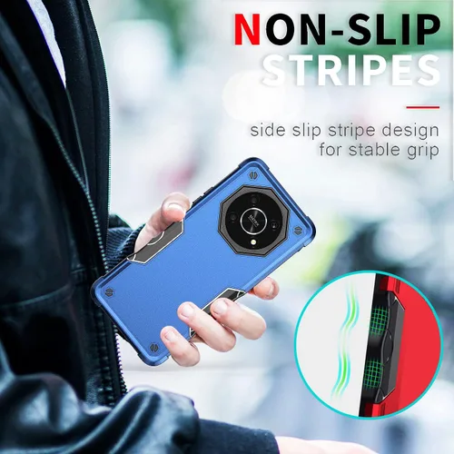 Vista 3 de Compatible con Honor X9, a prueba de golpes, híbrida resistente a los golpes, funda híbrida para parachoques híbrida de cuerpo completo, resistente