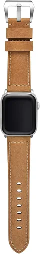 Vista 16 de Bullstrap Correa de reloj de cuero italiano de grano completo para hombre compatible con Apple Watch Series 1-8