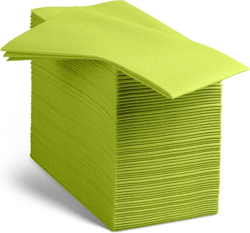 Vista 16 de 100 servilletas de papel de color beige con tacto de lino, suaves y absorbentes, para cocina, fiesta, boda, baño o cualquier ocasión (paquete de 100)