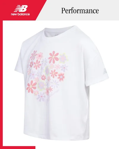 Vista 16 de New Balance Conjunto de leggings para niñas, camisa de manga corta de 3 piezas y leggings para niñas, pantalones de yoga para entrenamiento