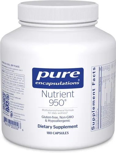 Vista 9 de Pure Encapsulations Nutrient 950 Suplemento multivitamínico mineral para apoyar las funciones fisiológicas y un estilo de vida saludable* 90
