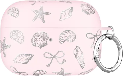 Vista 8 de Velvet Caviar Funda compatible con AirPods Pro de 2ª y 1ª generación, bonita funda protectora dura para mujer, diseño de lunares azules y aguamarina