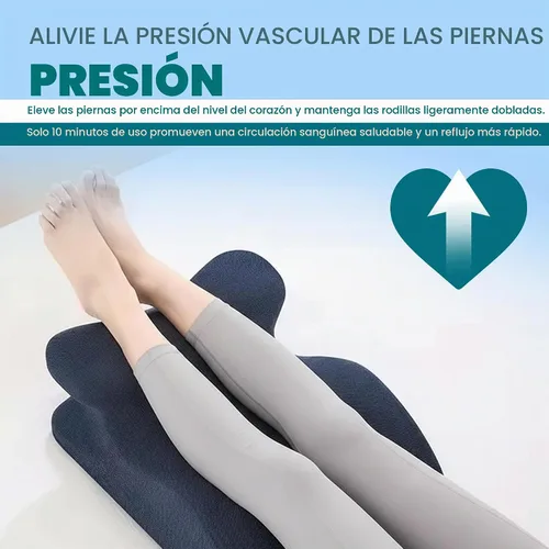 Vista 7 de Almohada de cuña de espuma viscoelástica, almohada ergonómica de lectura y cuña de cama para dormir, soporte de espalda, reflujo ácido y elevación