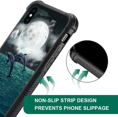 Vista 50 de Funda compatible con iPhone XR, diseño de elefantes africanos para niñas, diseño de patrón a prueba de golpes, antiarañazos, carcasa trasera