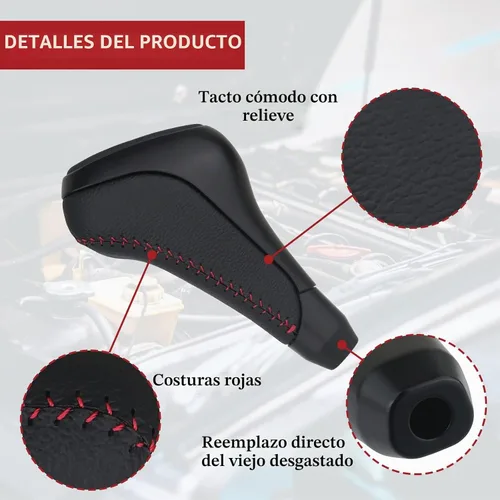 Vista 4 de TQPONLY Pomo de cambio de marchas automático compatible con Toyota 4Runner TRD Pro 2012-2023, accesorios Tundra TRD Pro 2014-2021 reemplaza Negro