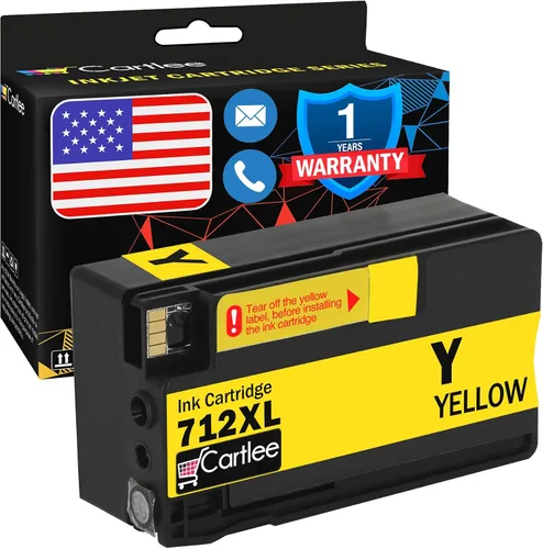 Vista 6 de Cartlee Cartuchos de tinta compatibles de repuesto para HP 712 712XL cartuchos de tinta para HP para impresoras de trazador DesignJet T230 T250 T630