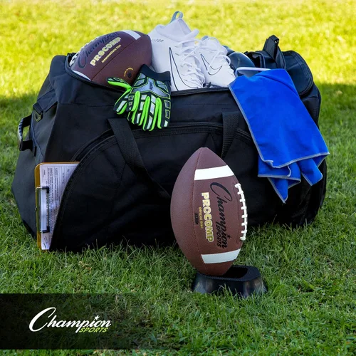 Vista 9 de Champion Sports Camiseta Kickoff Ground Zero de 1 pulgada – Camiseta oficial de fútbol NFL para patadas precisas y goles de campo, parte superior