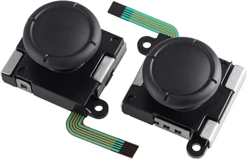 Vista 2 de RGEEK 2 Pack 3D Analog Joystick Thumb Sticks Replacements for Nintend Switch Joy Con Controlle Switch Lite Replacement LeftRight Repair Analog