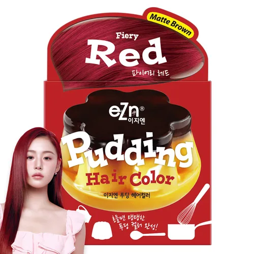 Vista 10 de eZn Tinte para el cabello con pudín (beige ceniza) - Tinte coreano