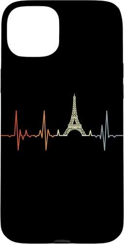 Vista 9 de My Heart Beats For Paris France Eiffel Tower Case for iPhone 16