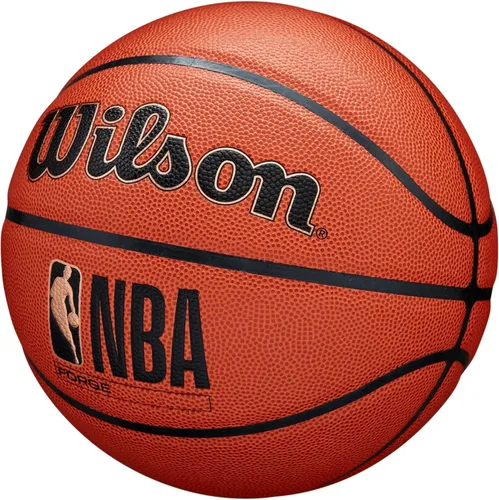 Vista 2 de Wilson NBA Forge Baloncesto para Interiores/Exteriores - Marrón, Tamaño 5-27.5