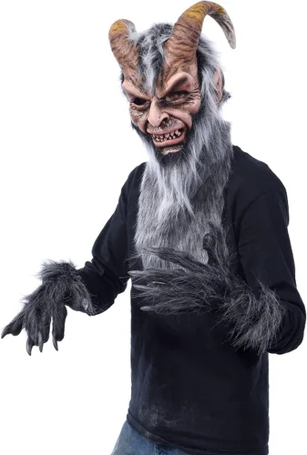 Vista 2 de Zagone Studios Kit de disfraz de Krampus para hombre
