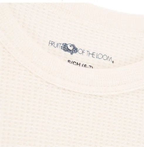 Vista 5 de Fruit of the Loom Conjunto de ropa interior térmica de gofre prémium para niños