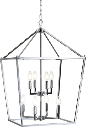 Vista 11 de JONATHAN Y JYL7601A - Lámpara de pagoda regulable y ajustable de metal LED, clásica, tradicional de estilo granja para comedor, sala de estar
