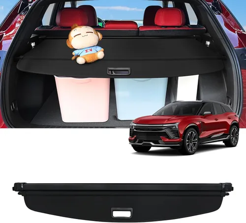 Vista 21 de Sze Cubierta de carga para Jeep Grand Cherokee 2022 2023 2024 2025 2026 (2 filas; WL) 4XE retráctil para maletero, cubierta de seguridad negra
