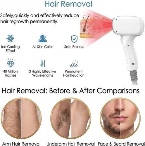 Vista 7 de Dispositivo de depilación y belleza facial 2 en 1