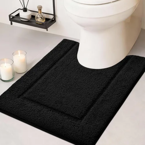 Vista 18 de IM HOME Tapetes de baño, felpa ultra suave, de microfibra esponjosa, absorbente, parte trasera antideslizante, lavable a máquina, tapetes para suelo