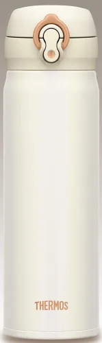 Vista 2 de Thermos Taza de transporte aislada al vacío [tipo abierto de un solo toque] 16.9 fl. oz. (0.5 L) Blanco perla JNL-502 PRW