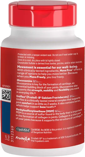 Vista 9 de Move Free Suplemento avanzado de glucosamina, condroitina y MSM para el apoyo de las articulaciones, apoya la movilidad, comodidad, fuerza
