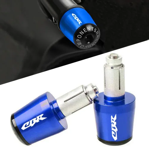 Vista 7 de 2 piezas de empuñaduras de manillar para motocicleta 7/8" 22mm para Honda CBR600F CBR125R CBR150R CBR250R CBR400 NC23 NC29 CBR600 F2 F3 F4 F4i
