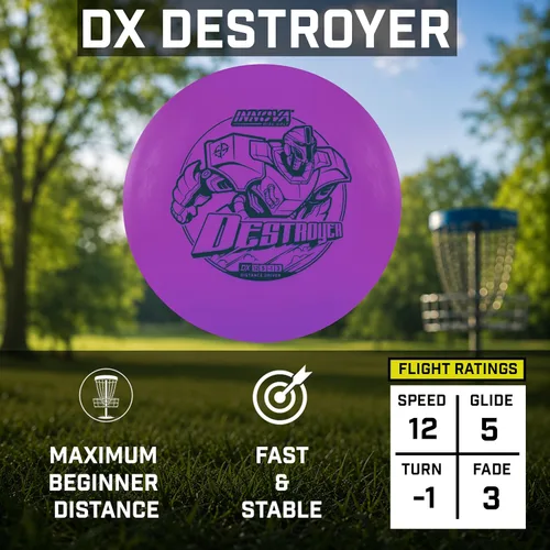 Vista 3 de Innova Disc Golf juego para principiantes –Los colores pueden variar 160-180 g – Putter de golf de disco, driver de golf de disco, rango medio