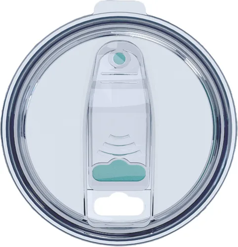 Vista 9 de Tapa de vaso para 30 oz deslizante a prueba de salpicaduras y agradable – azul claro