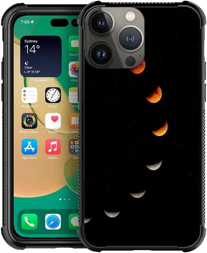 Vista 26 de CARLOCA Funda compatible con iPhone 15 Plus, diseño de gato Mumbai Clivia negro para iPhone 15 Plus, ultra protección, a prueba de golpes
