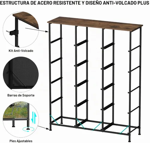 Vista 7 de EXOTICA - Cómoda grande con 15 cajones, cómoda alta de tela Van Gogh para dormitorio, sala de estar, entrada, armario con marco de metal resistente