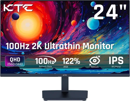 Vista 19 de KTC Portable Monitor 15.6 Inch, FHD 1080P Travel Laptop Monitor Extender with USB-C HDMI, Ultra-Slim IPS HDR Display with Speakers, Second Monitor
