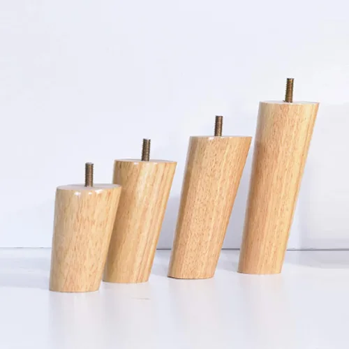 Vista 3 de M8 - Patas oblicuas de madera maciza para muebles, patas de mesa, patas de soporte para sofá, 3.1-27.6 in, para mueble de TV, escritorio, mesa