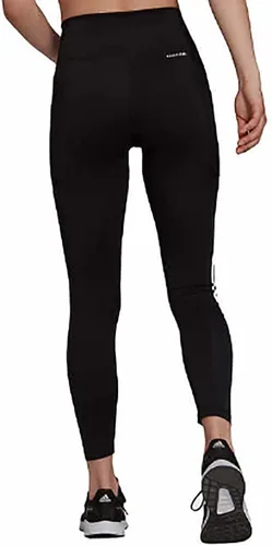 Vista 3 de adidas Leggings ligeros de cintura alta de 3 rayas de malla 78 para mujer