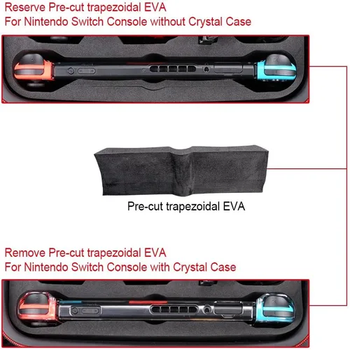 Vista 3 de Estuche de Switch Smatree funda de transporte N500para Nintendo Switch